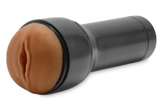 Коричневый мастурбатор-вагина Feel Stroker - Kiiroo - в Волгограде купить с доставкой