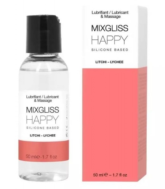 Смазка на силиконовой основе Mixgliss Happy - 50 мл. - Mixgliss - купить с доставкой в Волгограде
