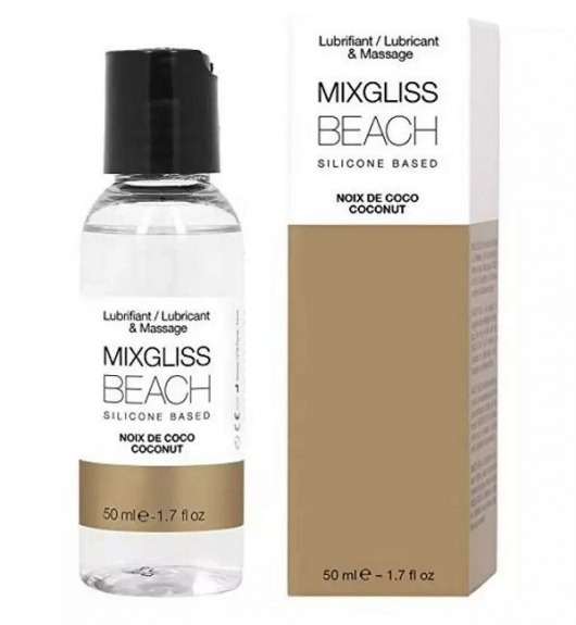 Смазка на силиконовой основе Mixgliss Beach - 50 мл. - Mixgliss - купить с доставкой в Волгограде