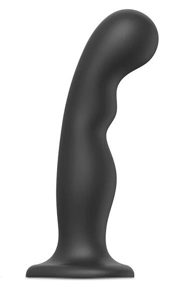 Черная насадка Strap-On-Me Dildo Plug P G size XXL - Strap-on-me - купить с доставкой в Волгограде