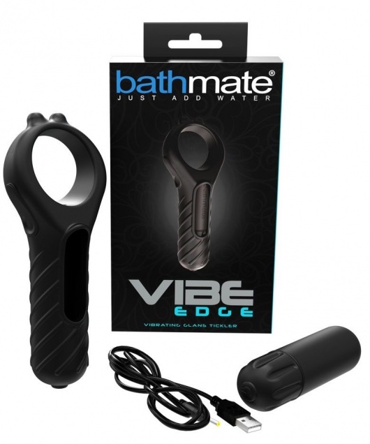 Черный вибростимулятор Edge Vibe - Bathmate - в Волгограде купить с доставкой