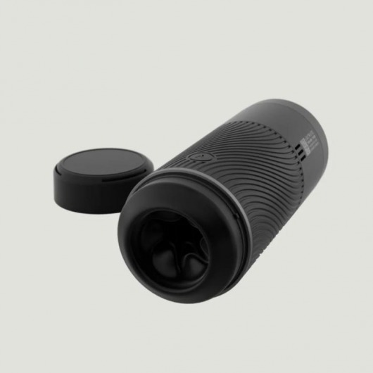 Черный мастурбатор с контролем всасывания Arcwave Pow Stroker - Arcwave - в Волгограде купить с доставкой