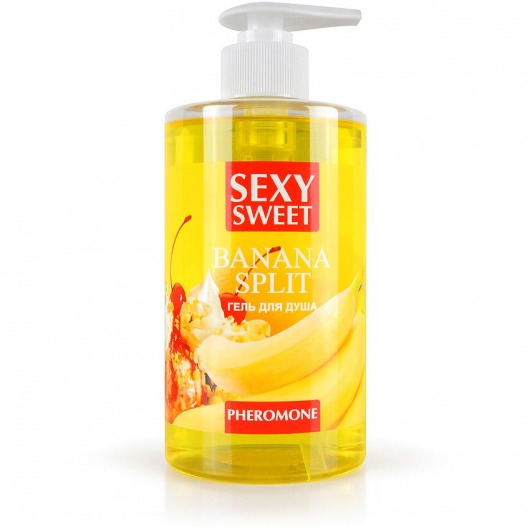 Гель для душа Sexy Sweet Banana Split с ароматом банана и феромонами - 430 мл. -  - Магазин феромонов в Волгограде