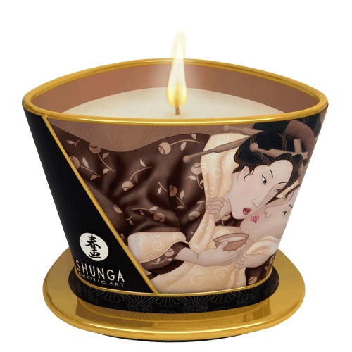 Массажная свеча Intoxicatin Chocolate с ароматом шоколада - 170 мл. - Shunga - купить с доставкой в Волгограде