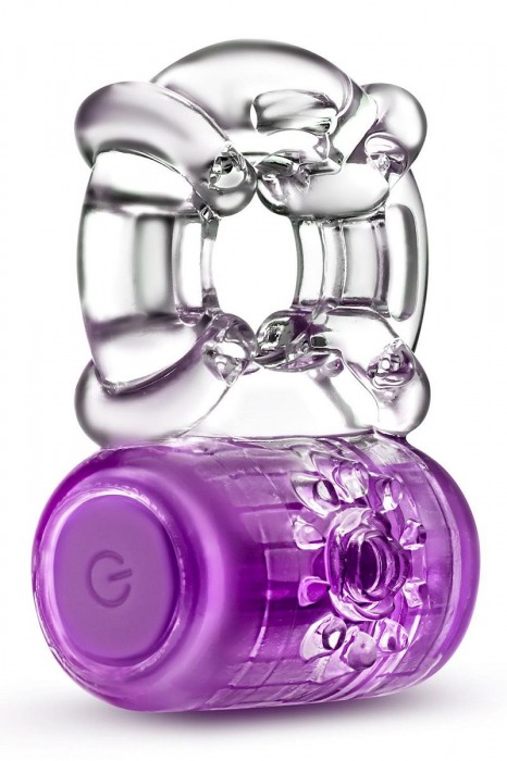 Фиолетовое эрекционное виброкольцо One Night Stand Vibrating C-Ring - Blush Novelties - в Волгограде купить с доставкой