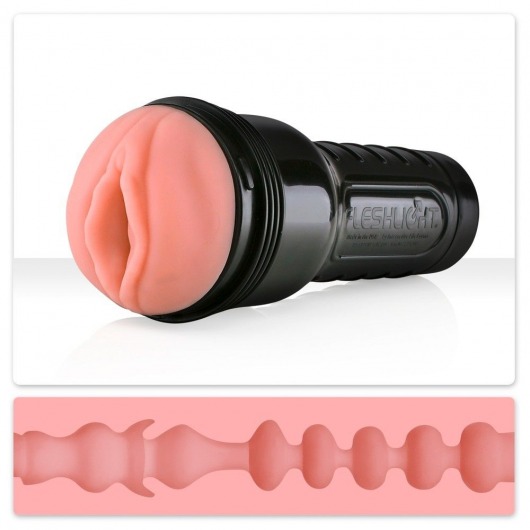 Мастурбатор-вагина Fleshlight - Pink Lady Mini-Lotus - Fleshlight - в Волгограде купить с доставкой
