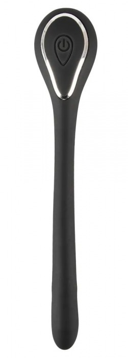 Черный гибкий уретральный стимулятор с вибрацией Vibrating Bendable Dilator - 13,5 см. - Orion - купить с доставкой в Волгограде