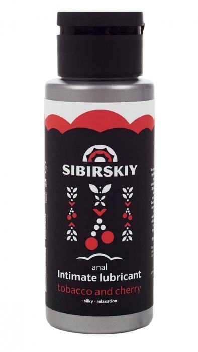 Анальный лубрикант на водной основе SIBIRSKIY с ароматом вишни и табака - 100 мл. - Sibirskiy - купить с доставкой в Волгограде