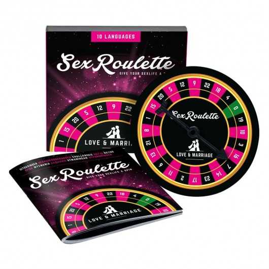 Настольная игра-рулетка Sex Roulette Love   Marriage - Tease&Please - купить с доставкой в Волгограде