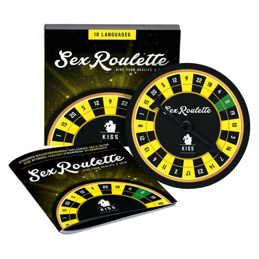 Настольная игра-рулетка Sex Roulette Kiss - Tease&Please - купить с доставкой в Волгограде