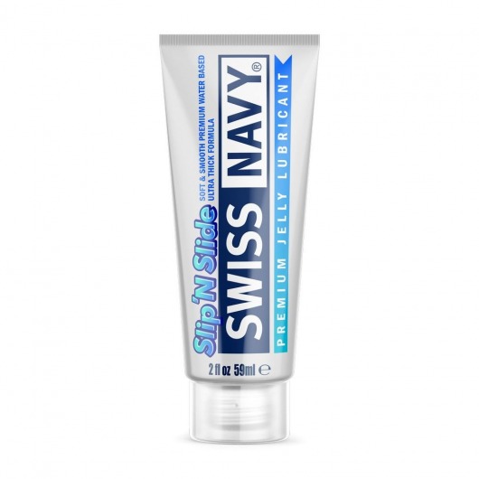 Лубрикант-желе на водной основе Premium Jelly Lubricant - 59 мл. - Swiss navy - купить с доставкой в Волгограде