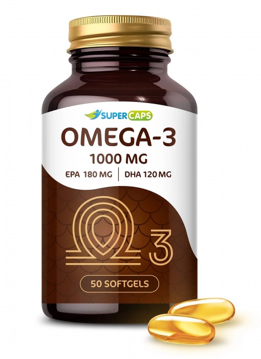 Пищевая добавка SuperCaps OMEGA-3 - 50 капсул (1000 мг) - SuperCaps - купить с доставкой в Волгограде