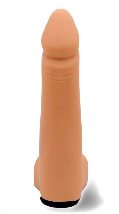 Реалистичный фаллоимитатор на трусиках с плугом - 18,5 см. - LOVETOY (А-Полимер) - купить с доставкой в Волгограде