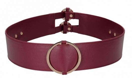 Бордовый ремень Halo Waist Belt - размер L-XL - Shots Media BV - купить с доставкой в Волгограде