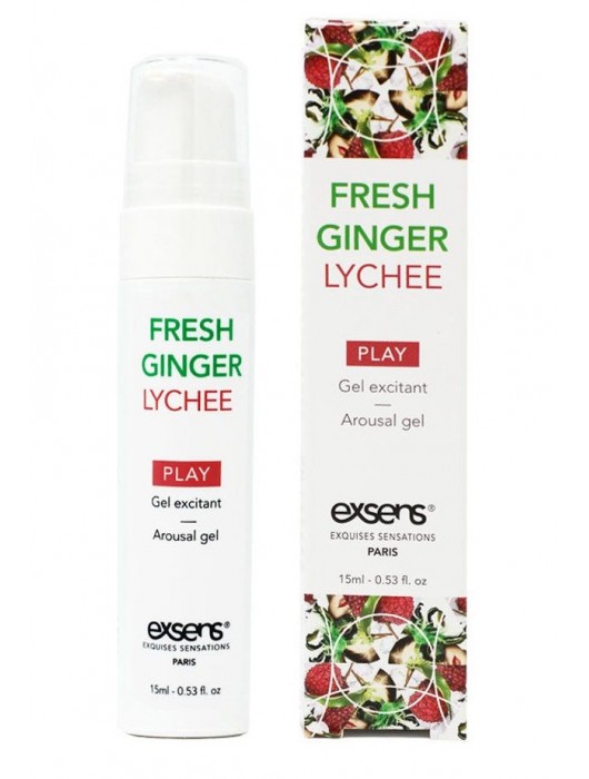 Возбуждающий гель Fresh Ginger Lychee Arousal Gel - 15 мл. - Exsens - купить с доставкой в Волгограде