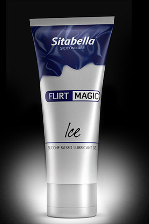 Силиконовая гель-смазка FLIRT MAGIC Ice с лёгким пролонгирующим эффектом - 75 мл. - Sitabella - купить с доставкой в Волгограде