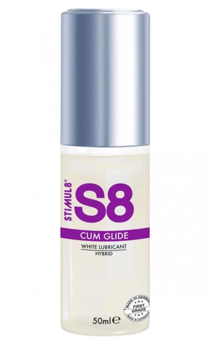 Гибридный лубрикант S8 Hybrid Cum Glide с консистенцией спермы - 50 мл. - Stimul8 - купить с доставкой в Волгограде