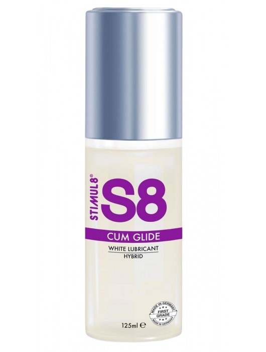 Гибридный лубрикант S8 Hybrid Cum Glide с консистенцией спермы - 125 мл. - Stimul8 - купить с доставкой в Волгограде