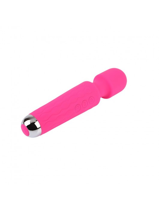 Розовый жезловый вибратор Wacko Touch Massager - 20,3 см. - Chisa