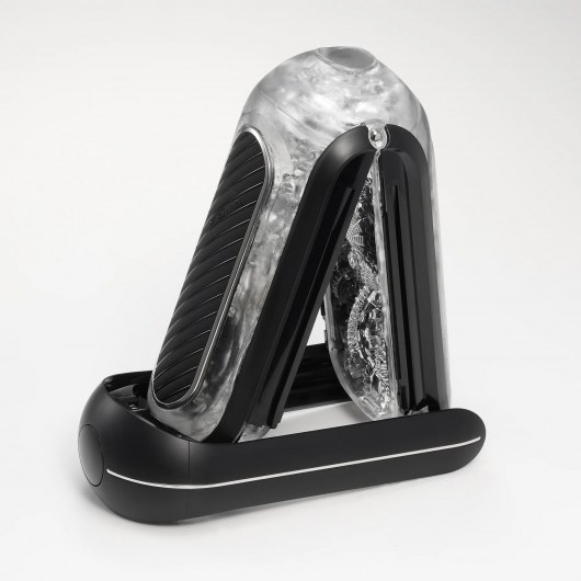 Черный мастурбатор Tenga Flip Zero Gravity с вибрацией - Tenga - в Волгограде купить с доставкой