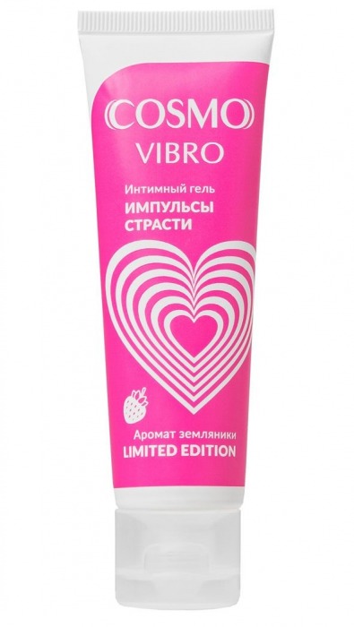 Возбуждающий гель на водно-силиконовой основе Cosmo Vibro с ароматом земляники - 50 гр. - Биоритм - купить с доставкой в Волгограде