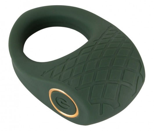 Зеленое эрекционное виброкольцо Luxurious Vibro Cock Ring - Orion - в Волгограде купить с доставкой