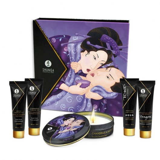 Подарочный набор Geishas secret из 5 предметов - Shunga - купить с доставкой в Волгограде
