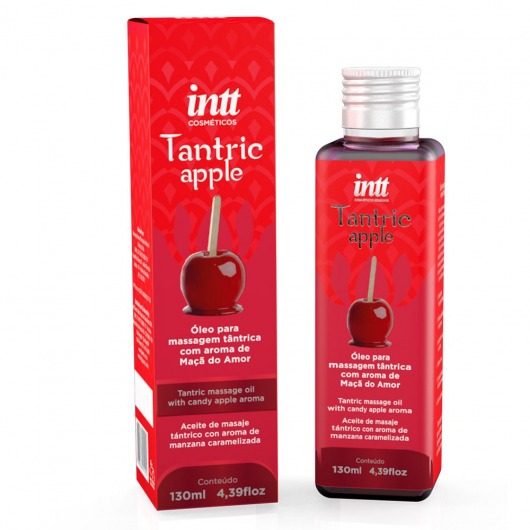 Массажное масло Tantric Apple с ароматом яблока - 130 мл. - INTT - купить с доставкой в Волгограде