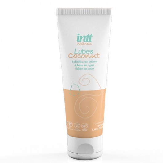 Лубрикант на водной основе Lubes Coconut с ароматом кокоса - 50 гр. - INTT - купить с доставкой в Волгограде