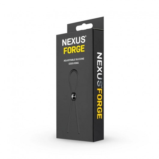 Черное эрекционное лассо Nexus Forge Single - Nexus Range - в Волгограде купить с доставкой