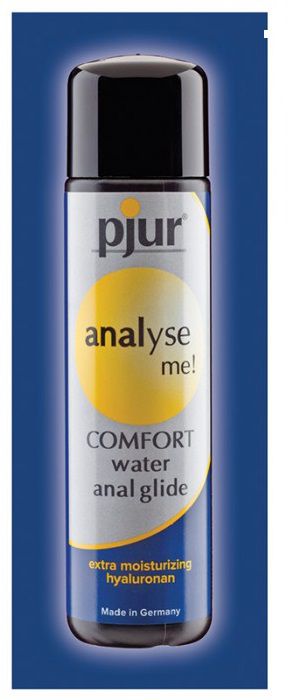 Анальный лубрикант pjur ANALYSE ME Comfort Water Anal Glide - 2 мл. - Pjur - купить с доставкой в Волгограде