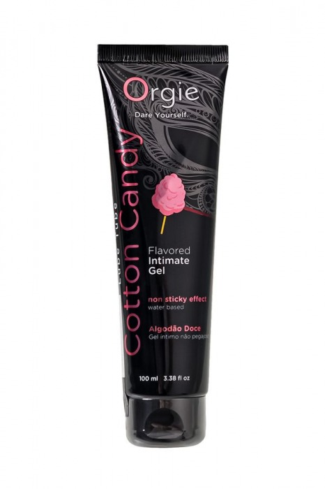 Интимный гель на водной осное Lube Tube Cotton Candy со вкусом сахарной ваты - 100 мл. - ORGIE - купить с доставкой в Волгограде