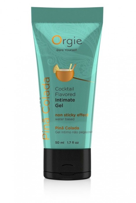 Съедобный интимный гель Orgie Lube Tube Cocktail Pina Colada - 50 мл. - ORGIE - купить с доставкой в Волгограде