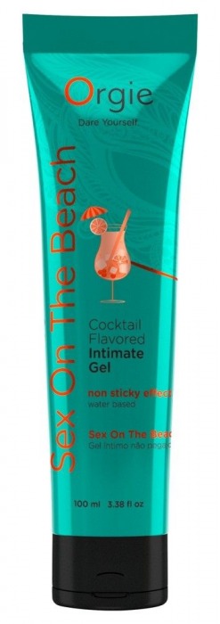 Съедобный интимный гель Orgie Lube Tube Cocktail Sex On The Beach - 100 мл. - ORGIE - купить с доставкой в Волгограде