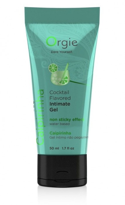 Съедобный интимный гель Orgie Lube Tube Cocktail Caipirinha - 50 мл. - ORGIE - купить с доставкой в Волгограде