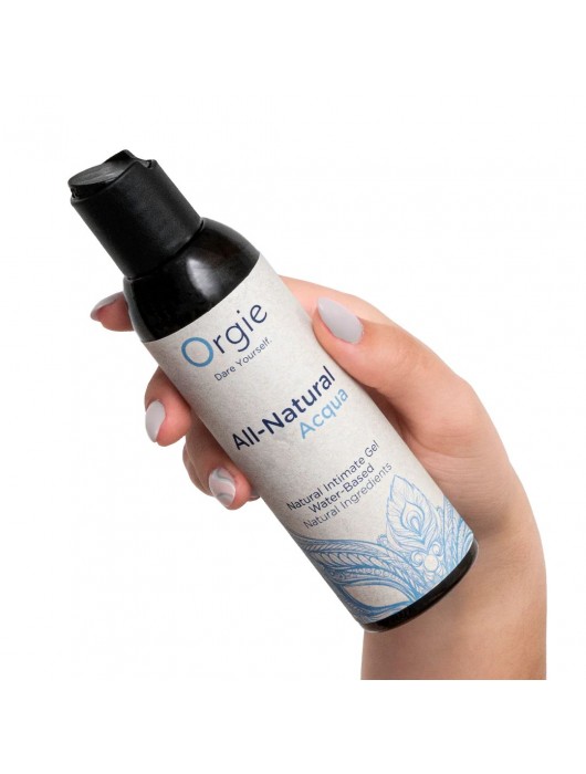 Интимный гель на водной основе Orgie All-Natural Acqua - 150 мл. - ORGIE - купить с доставкой в Волгограде