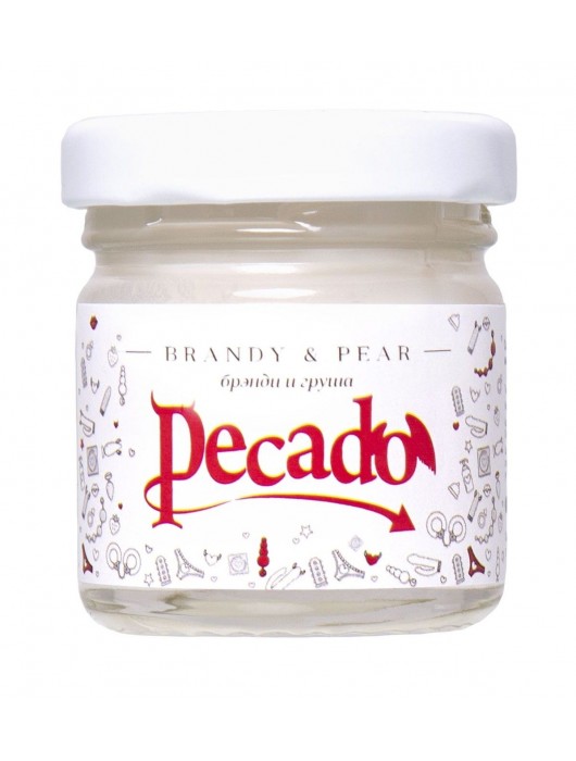 Массажная свеча Brandy   Pear - 35 мл. - Pecado - купить с доставкой в Волгограде