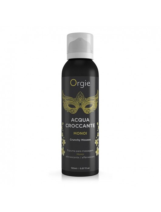 Хрустящая пенка для массажа Orgie Acqua Croccante Monoi с ароматом моной - 150 мл. - ORGIE - купить с доставкой в Волгограде