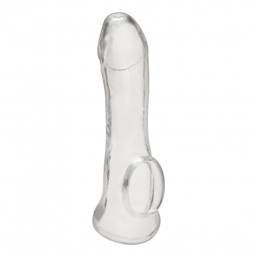 Прозрачная насадка на пенис Transparent Penis Enhancing Sleeve Extension - 15,9 см. - BlueLine - в Волгограде купить с доставкой