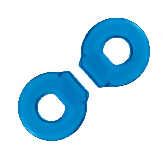 Комплект из двух колец для пениса 2-Pack Ultra-Stretch Stamina Endurance Ring - BlueLine - в Волгограде купить с доставкой