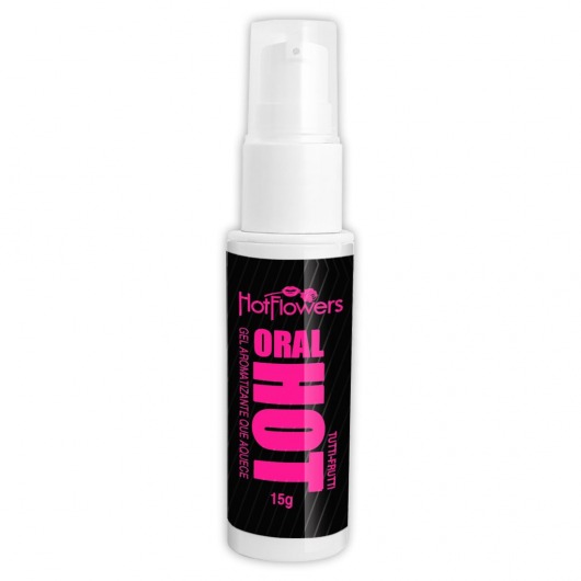 Гель для оральных ласк Oral Hot с согревающим эффектом - 15 гр. - HotFlowers - купить с доставкой в Волгограде