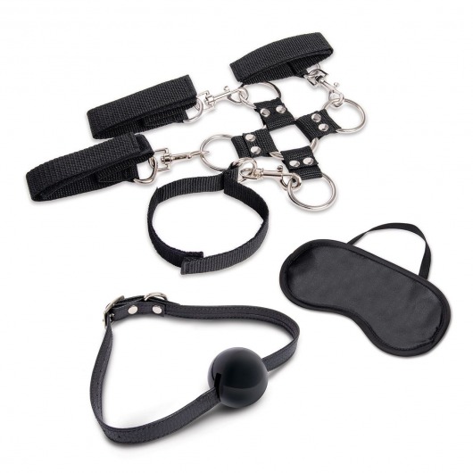 Набор для фиксации из 7 предметов Hogtie   Ball Gag Kit - Lux Fetish - купить с доставкой в Волгограде