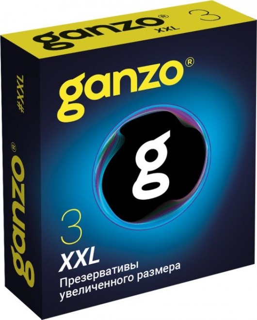 Презервативы увеличенного размера Ganzo XXL - 3 шт. - Ganzo - купить с доставкой в Волгограде