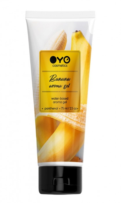 Лубрикант на водной основе OYO Aroma Gel Banana с ароматом банана - 75 мл. - OYO - купить с доставкой в Волгограде