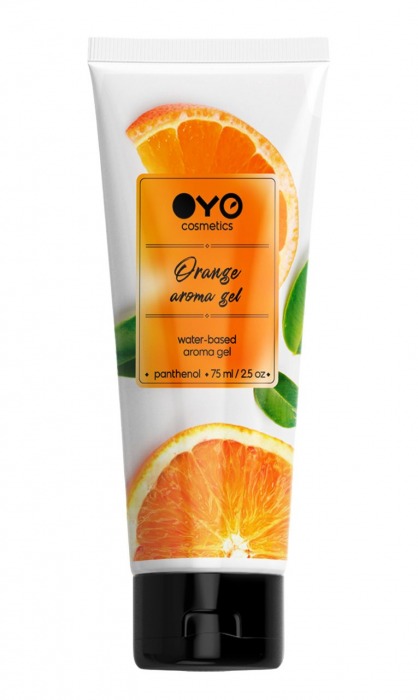 Лубрикант на водной основе OYO Aroma Gel Orange с ароматом апельсина - 75 мл. - OYO - купить с доставкой в Волгограде