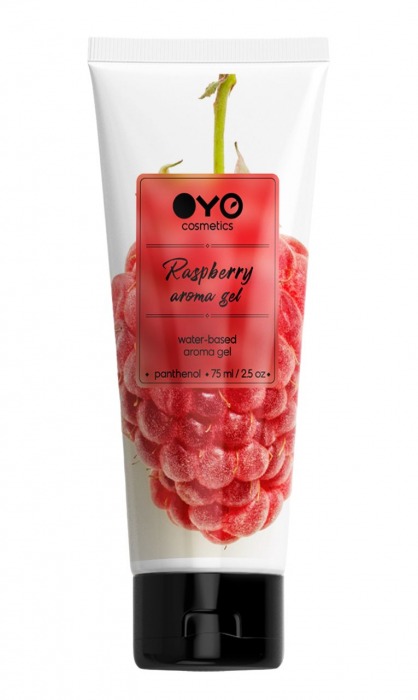 Лубрикант на водной основе OYO Aroma Gel Raspberry с ароматом малины - 75 мл. - OYO - купить с доставкой в Волгограде