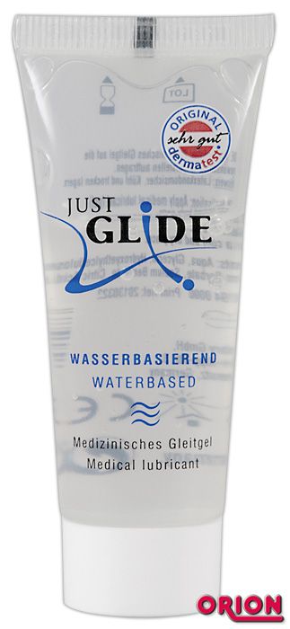 Вагинальная смазка на водной основе JUSTGLIDE - 20 мл. - Orion - купить с доставкой в Волгограде