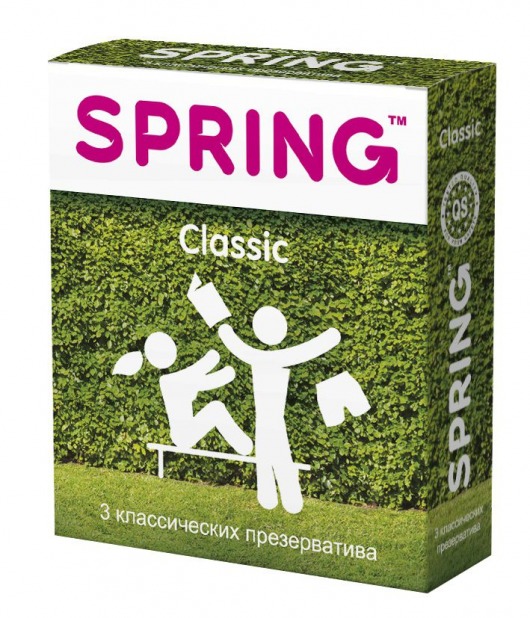 Классические презервативы SPRING CLASSIC - 3 шт. - SPRING - купить с доставкой в Волгограде