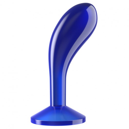 Синяя анальная втулка Flawless Clear Prostate Plug 6.0 - 15 см. - Lovetoy - в Волгограде купить с доставкой