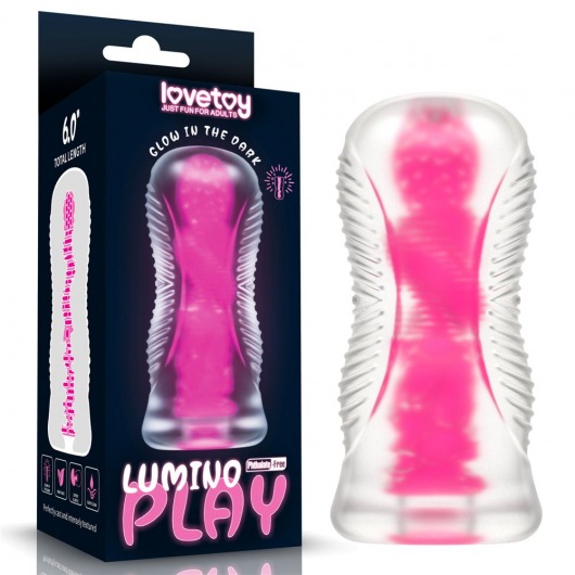 Светящийся в темноте мастурбатор 6.0 Lumino Play Masturbator - Lovetoy - в Волгограде купить с доставкой